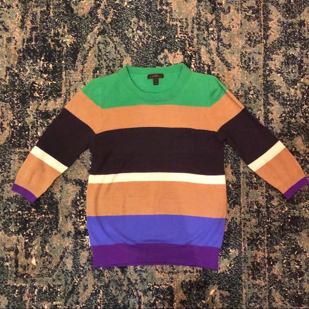 J. Crew Stripe Sweater Size Small